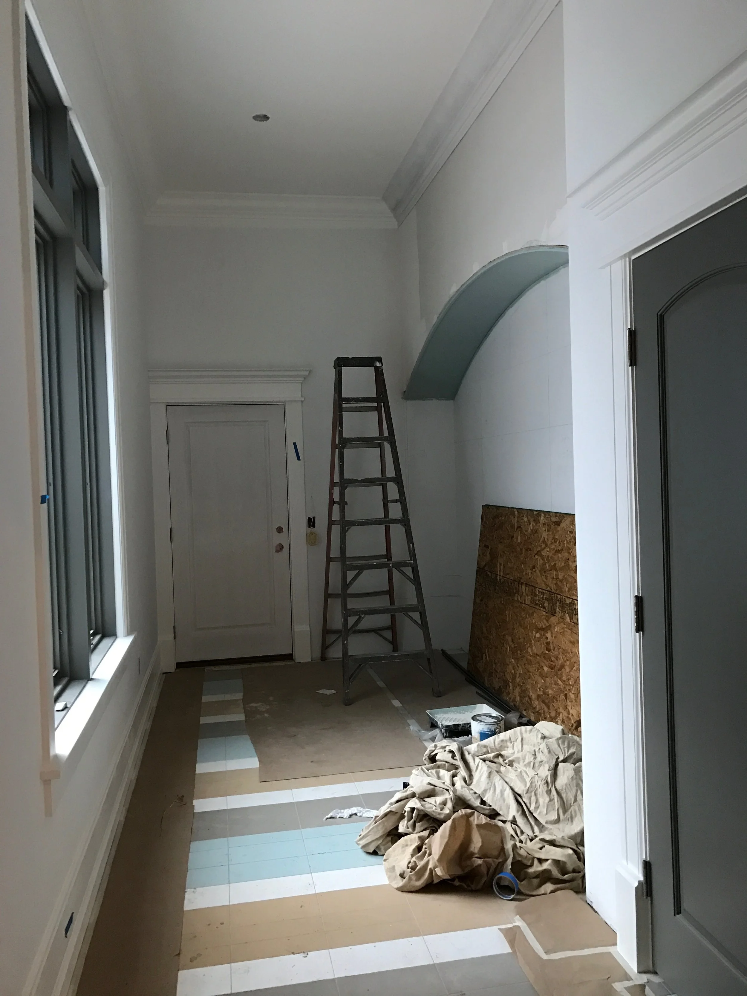 Mudroom progress photos - January 2017