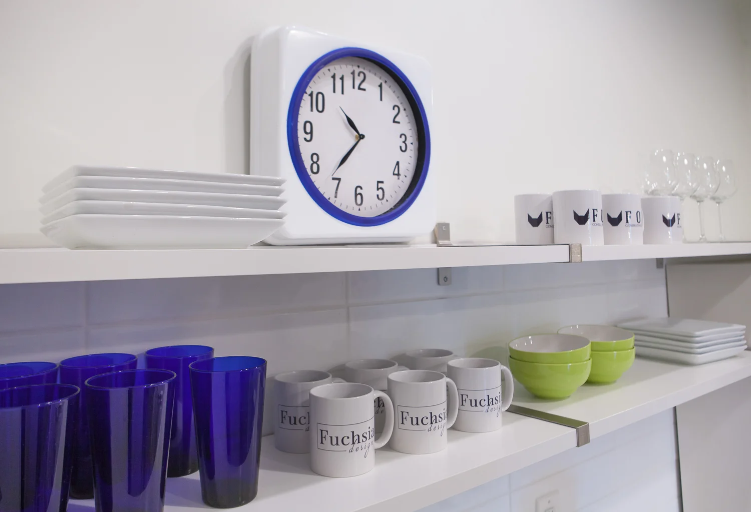 Fuchsia Design and Fox Consulting Group Office Renovation Kitchenette - Grand Rapids, MI