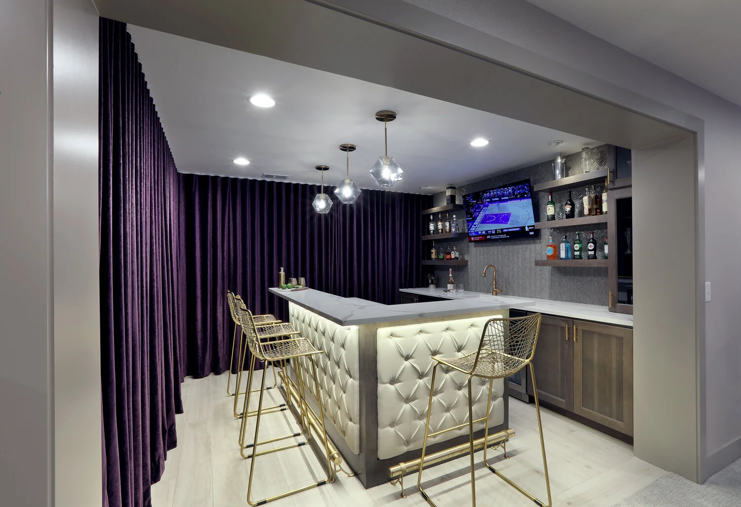 Swanky Chicago-Inspired Home Bar — Grand Rapids Interior Design ...