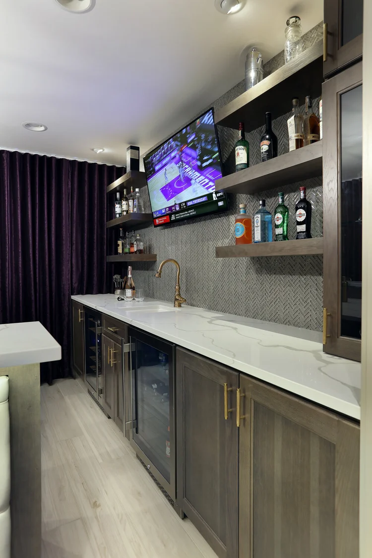Swanky Chicago-Inspired Home Bar — Grand Rapids Interior Design ...