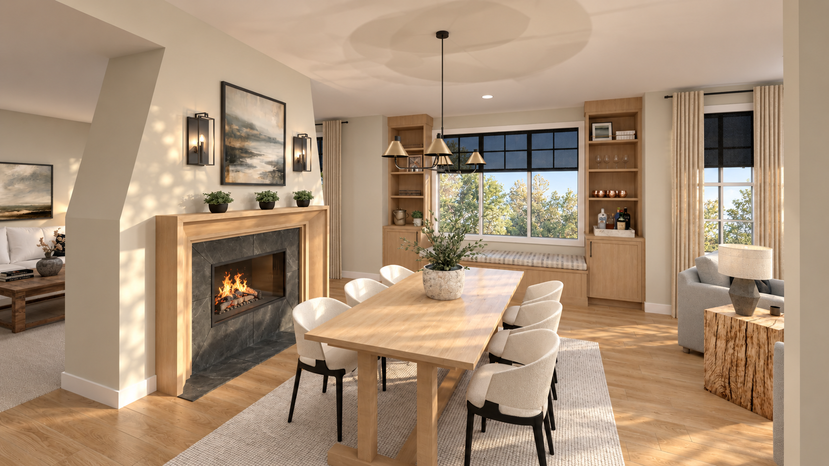 Sunlit Modern Dining Room Retreat.png