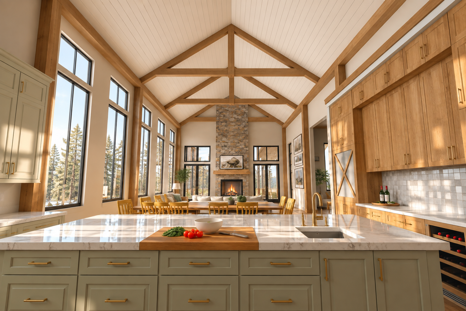 Sunlit Modern Rustic Kitchen Great Room.png