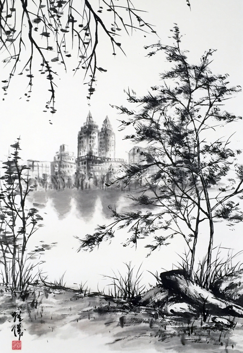A quiet corner in the city