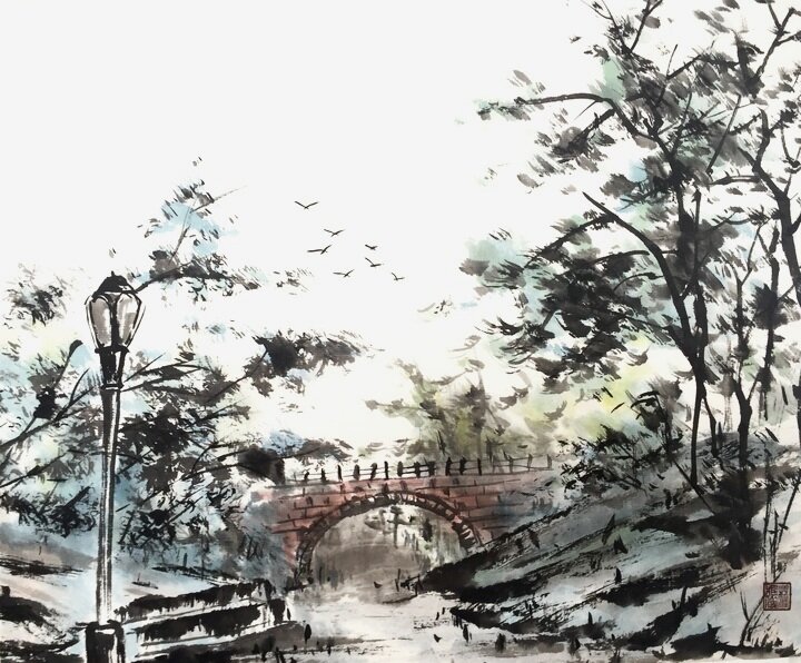 A morning in the park