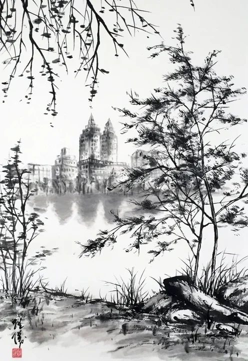  A quiet corner in the city     