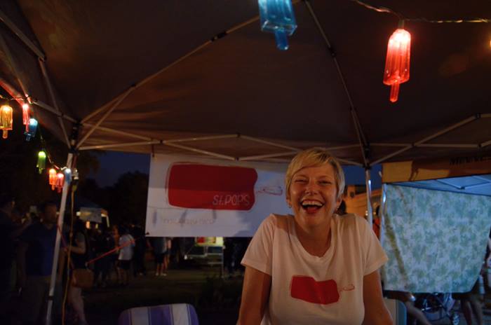 Jen at a night market in 2015 (c) St Pops 2016