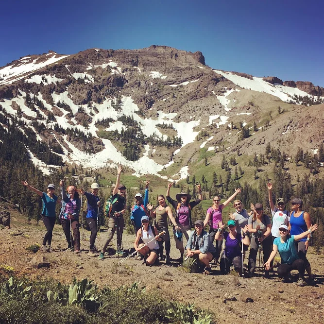 New friends, big mountain. 