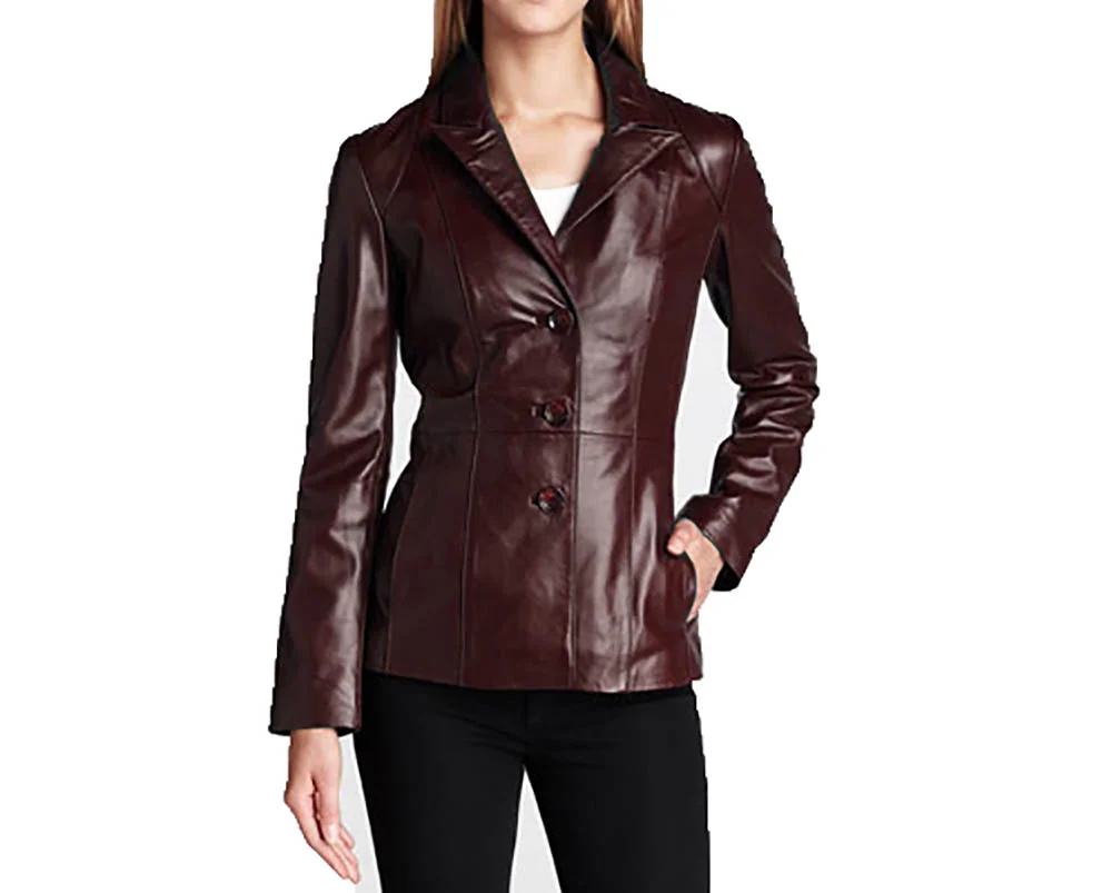 Neiman Marcus leather blazer.-wine.jpg