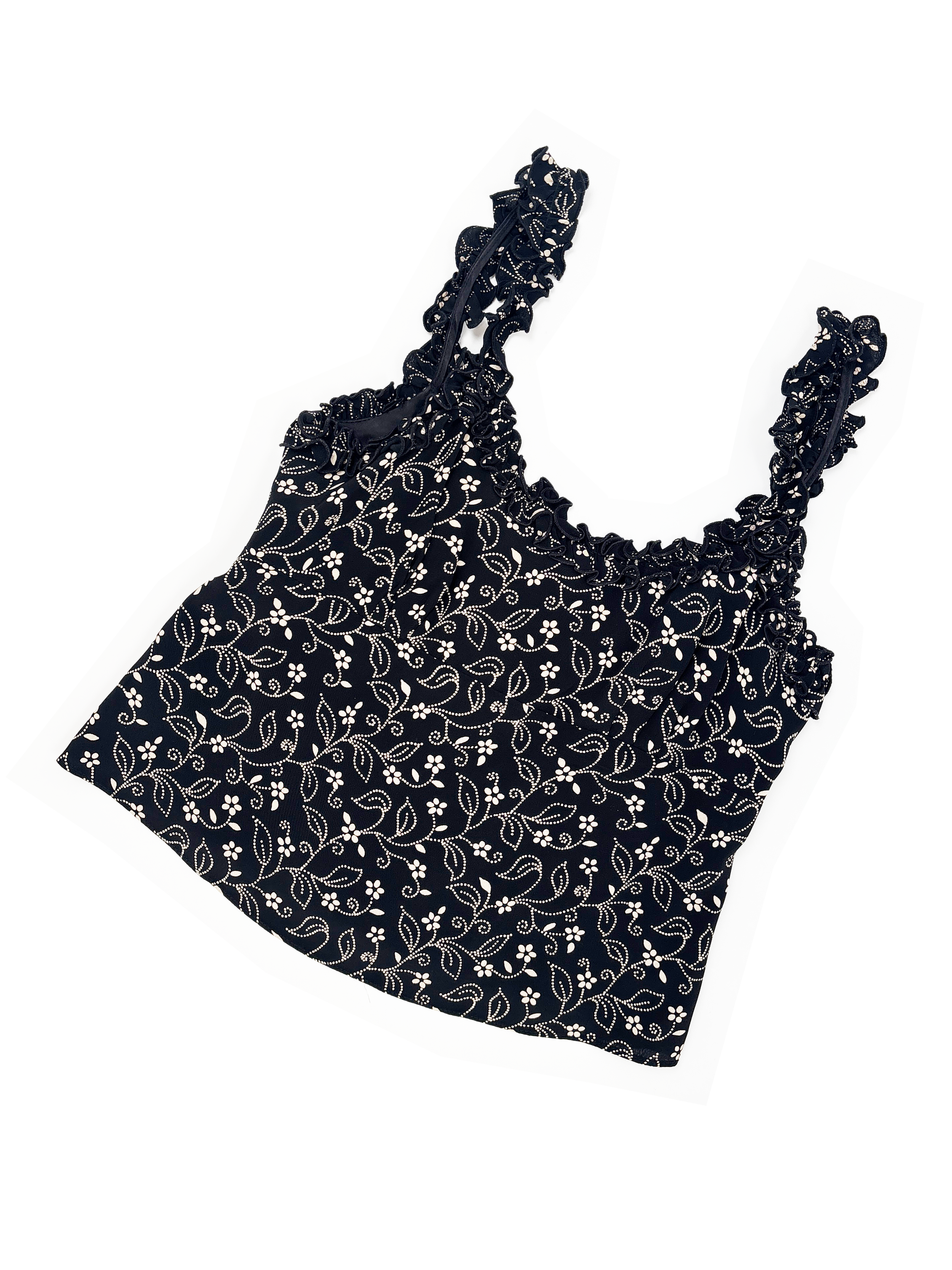 anna-sui-90s-vintage-black-white-floral-print-ruffle-trim-tank-top-camisole-1990s.png