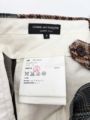 Comme des Garcons Homme Plus S/S 2002 mixed plaid pants Comme des Garcons Homme Plus S/S 2002 mixed plaid pants