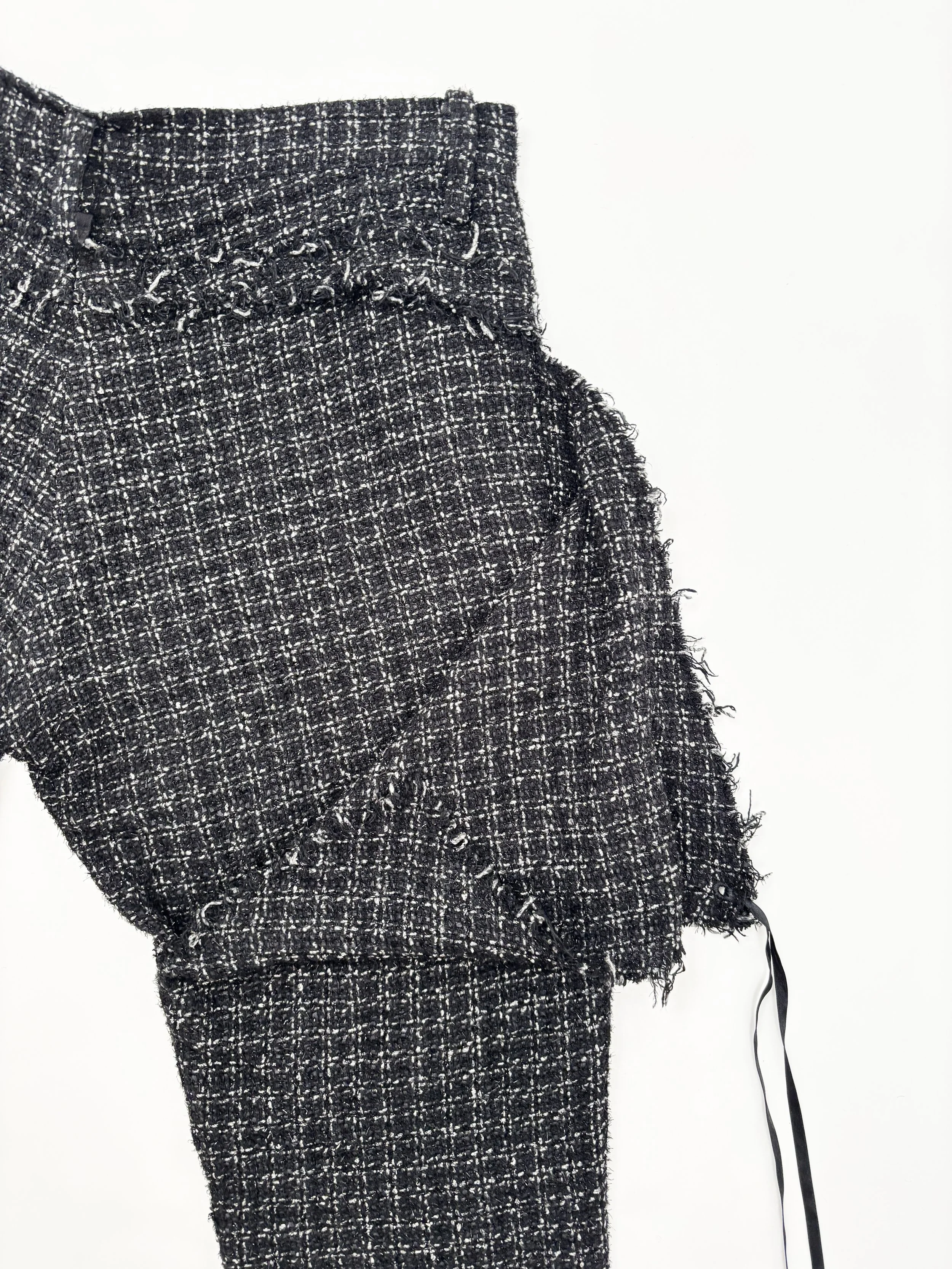 yohji yamamoto spring summer 2009 tweed capri pants