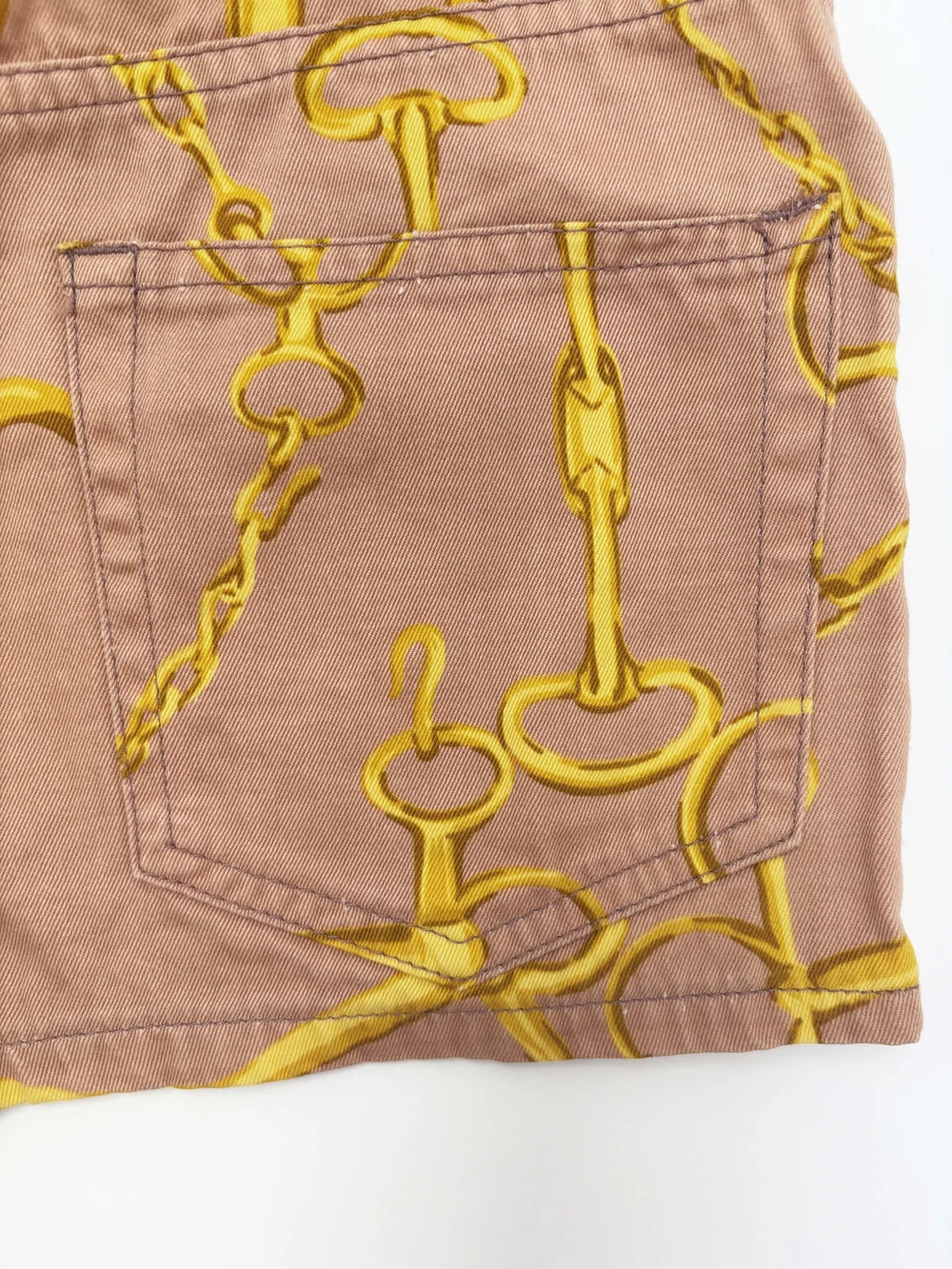 Gucci S/S 1993 horse bit print shorts — JAMES VELORIA