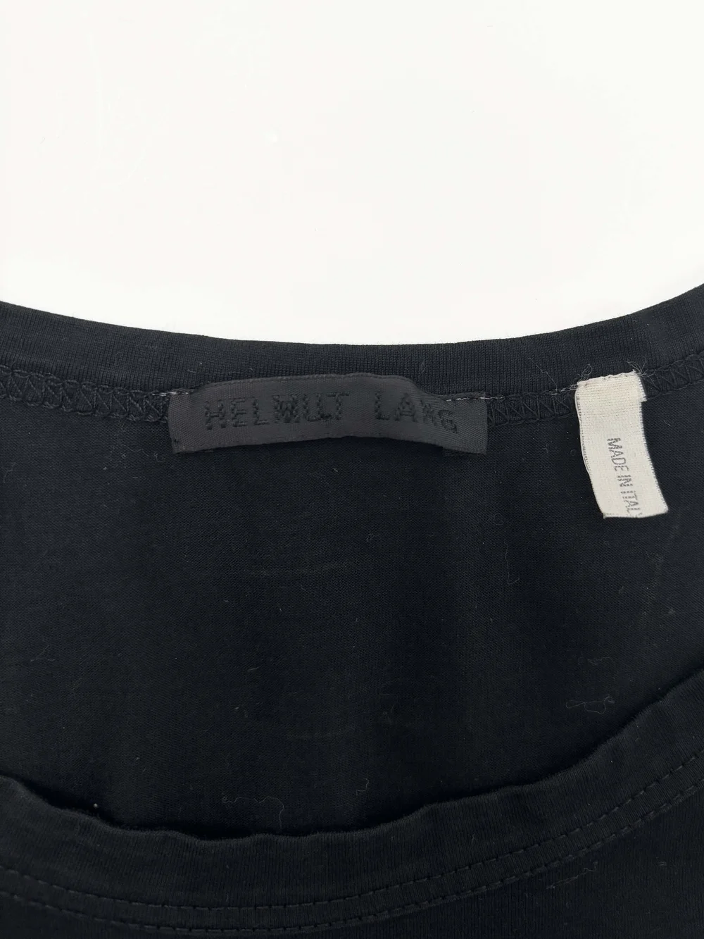 Helmut Lang S/S 2001 lace up side tank top — JAMES VELORIA
