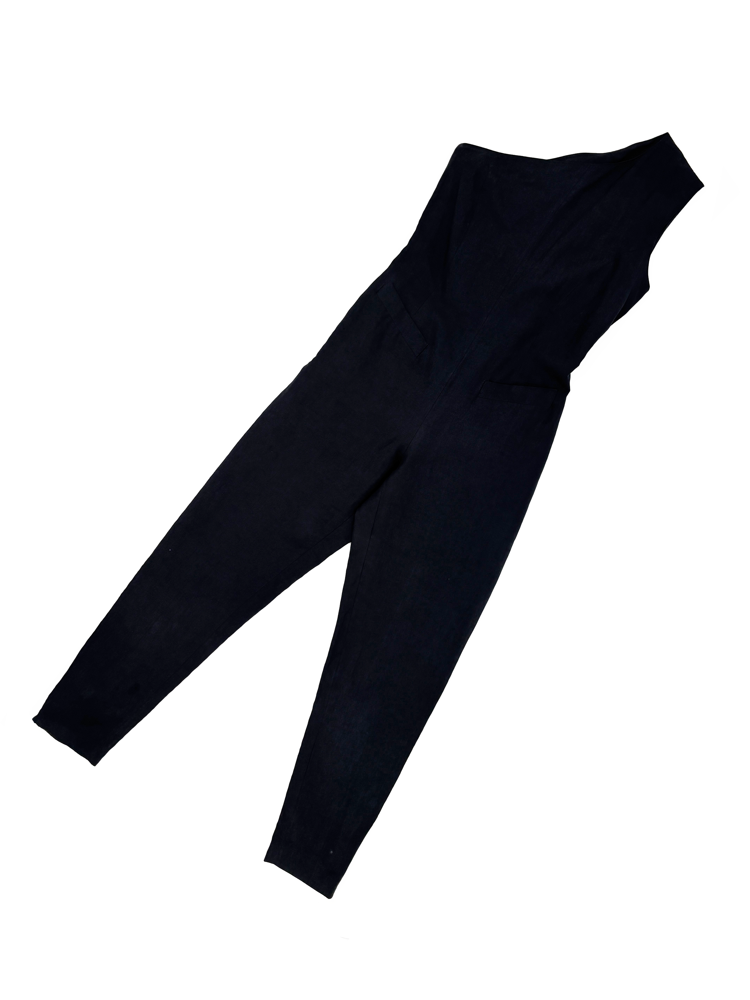 Jean Paul Gaultier 90s asymmetrical silk jumpsuit