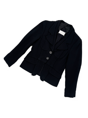 Maison Martin Margiela S/S 1999 fused lapel blazer — JAMES VELORIA