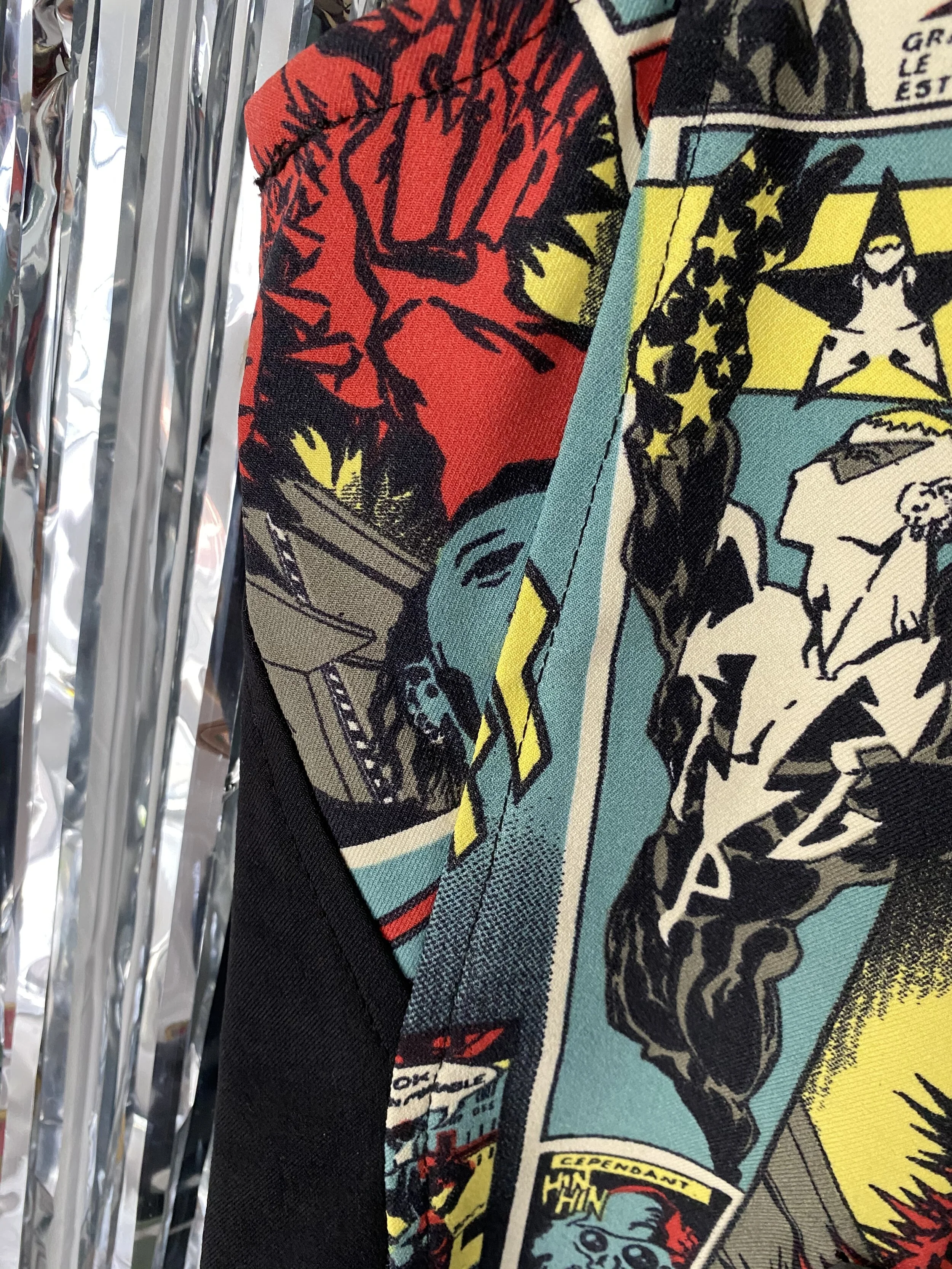 Jean Paul Gaultier F/W 1995 comic print vest — JAMES VELORIA