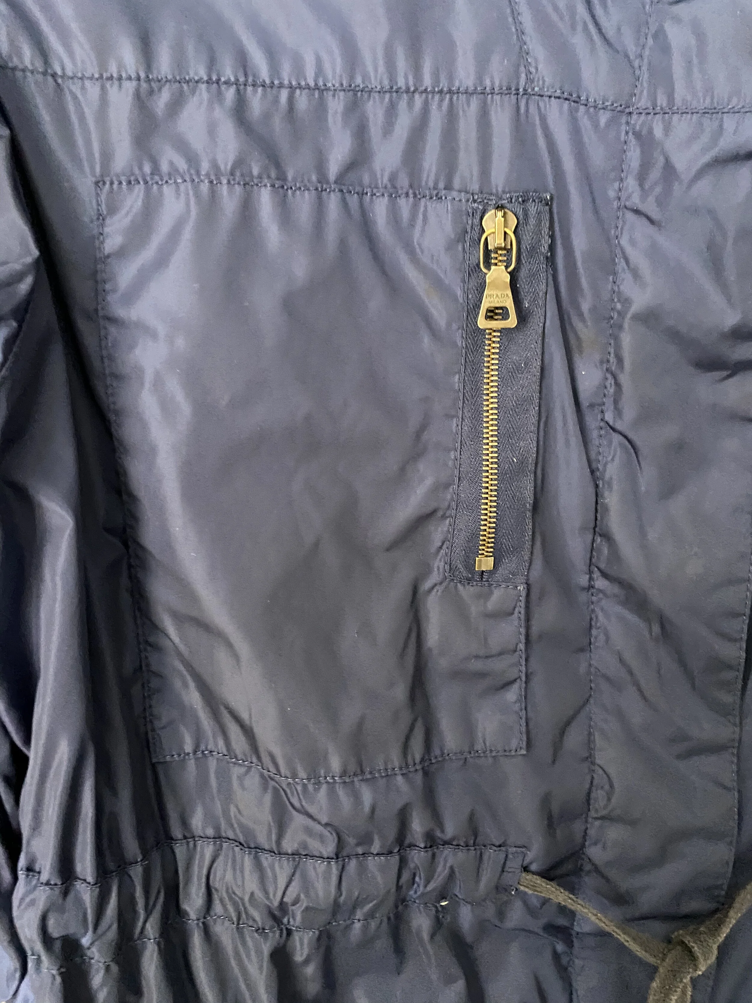 Prada Sport 2008 blue rain coat — JAMES VELORIA