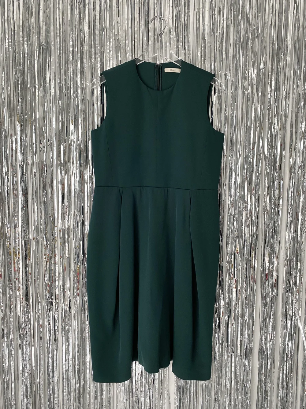 Celine green shift dress  JAMES VELORIA