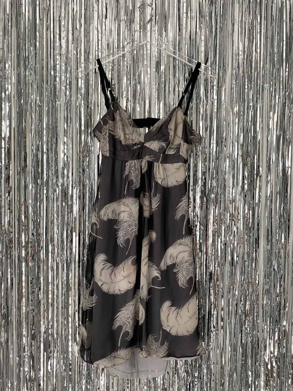 Dolce & Gabbana 90s feather print dress  JAMES VELORIA