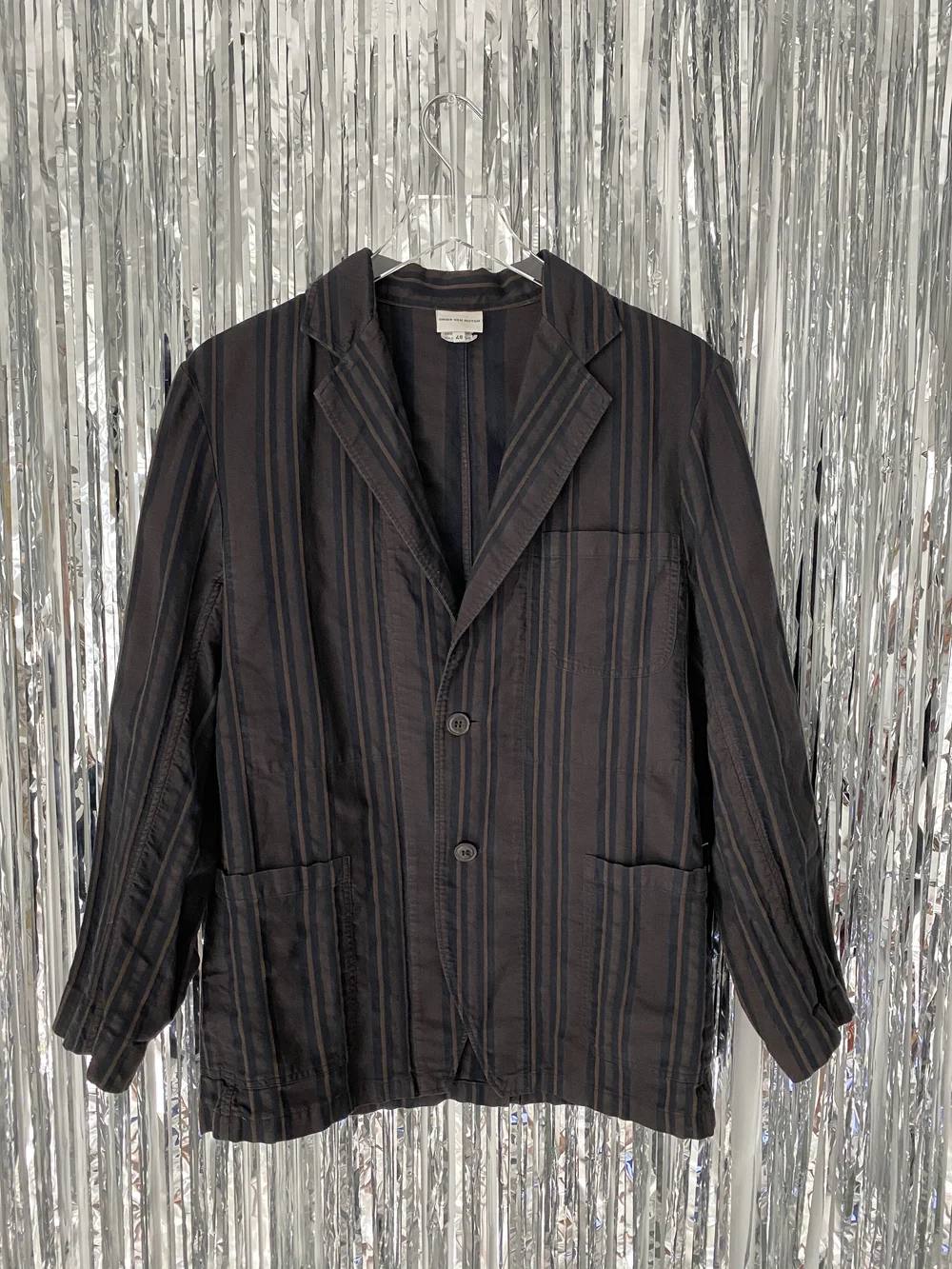 Dries Van Noten striped jacket — JAMES VELORIA