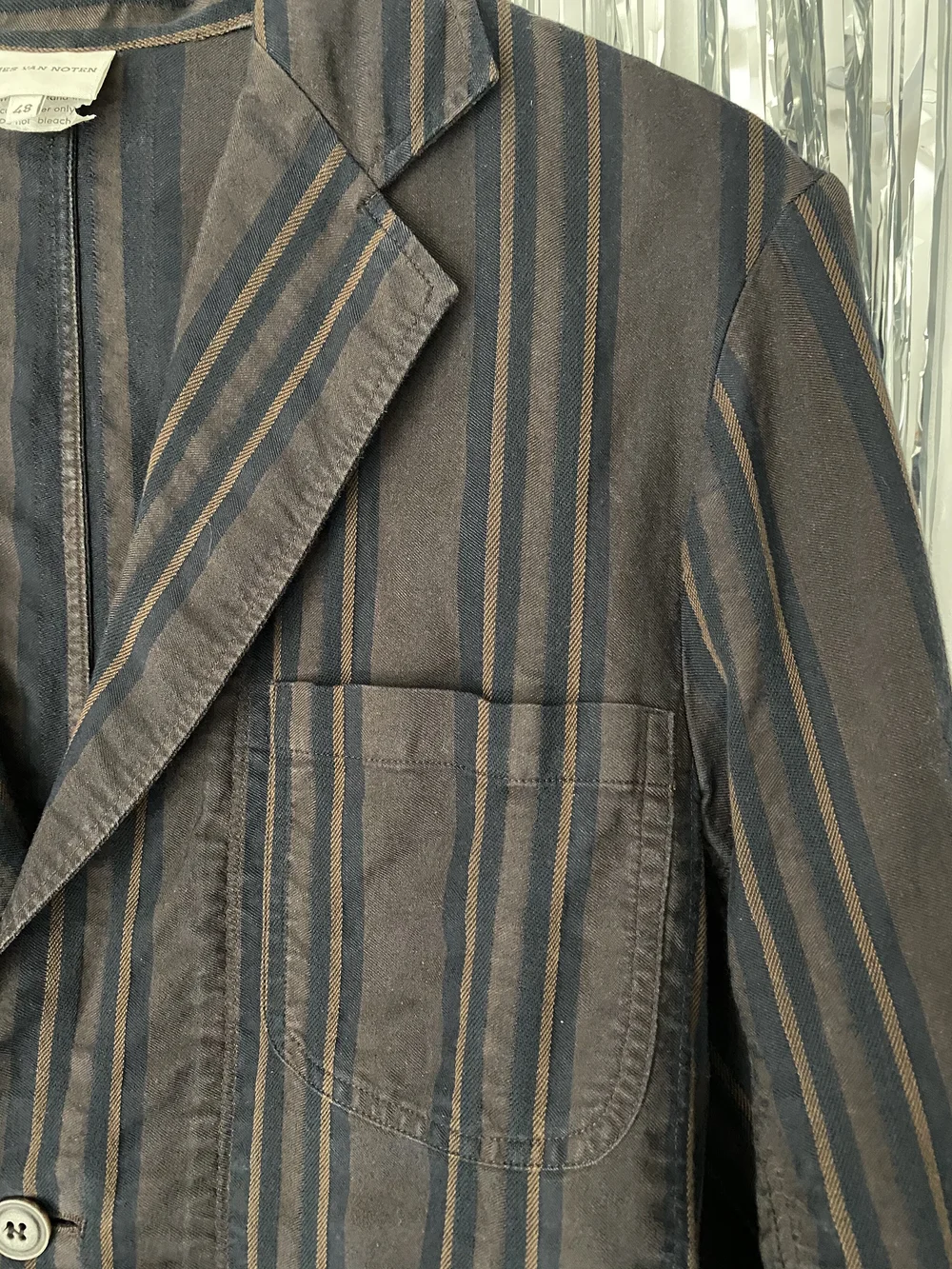 Dries Van Noten striped jacket — JAMES VELORIA