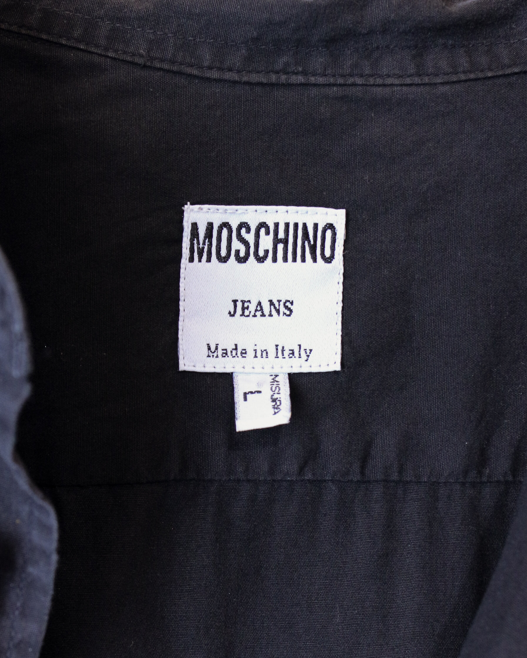 moschino denim shirt