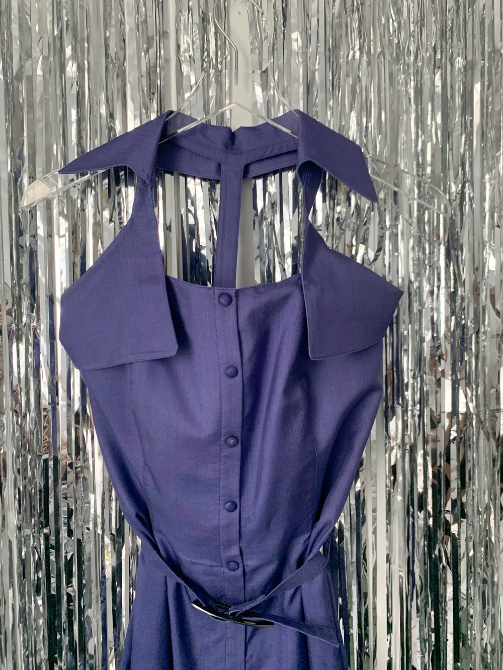 mugler purple dress Mugler Magic Diving deep into the archive to bring you this iconic pairing: the metallic Sirene gown from Thierry Mugler's Spring/Summer 1989 Collection, shimmering like a goddess of the sea