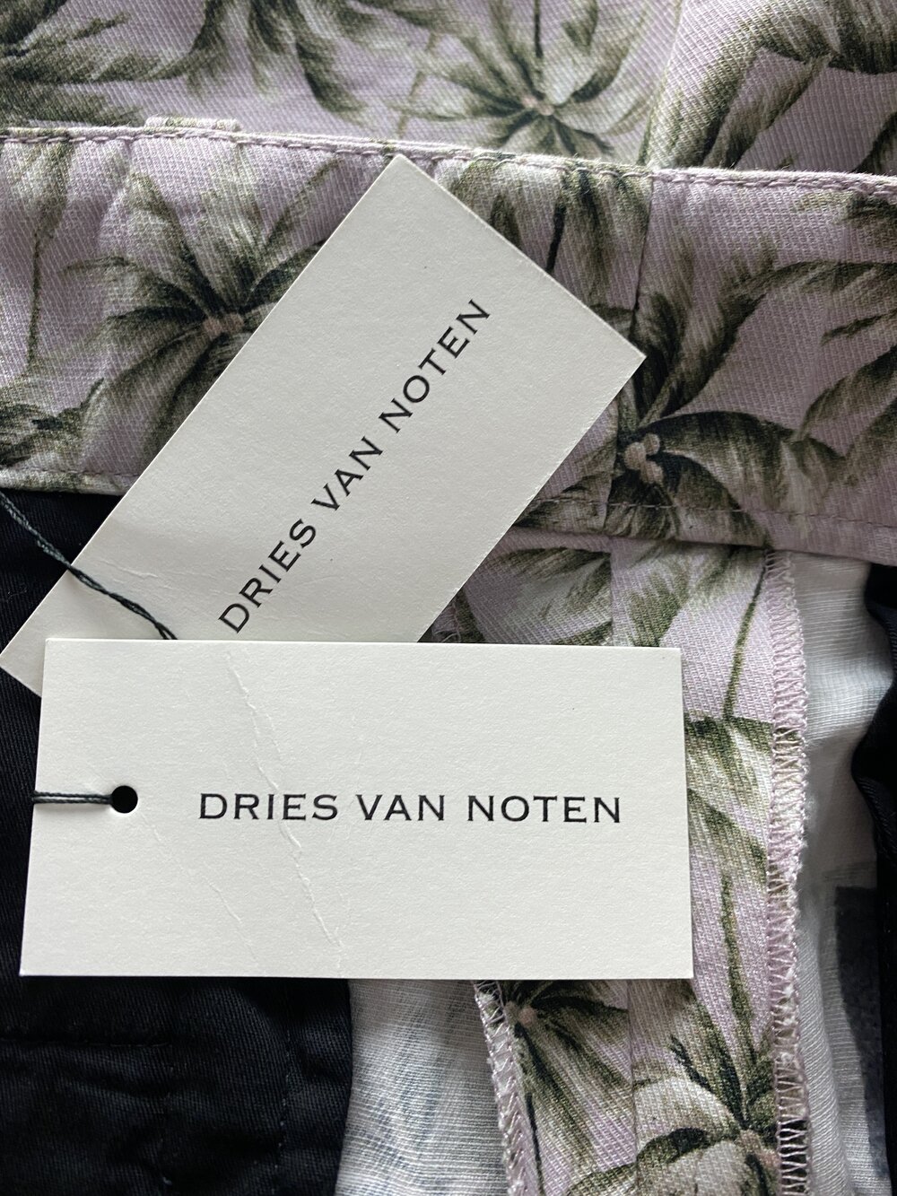 Dries Van Noten palm tree print shorts — JAMES VELORIA