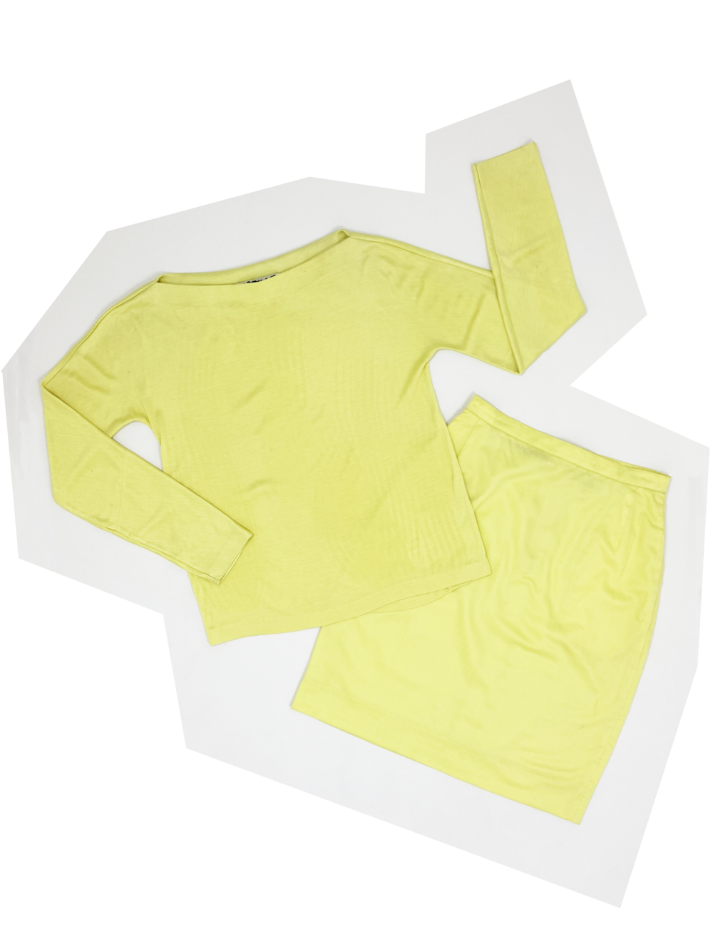 Stephen Sprouse 80s neon yellow set — JAMES VELORIA