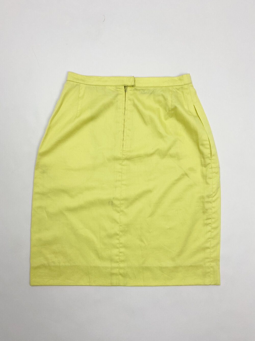 Stephen Sprouse 80s neon yellow babydoll dress — JAMES VELORIA