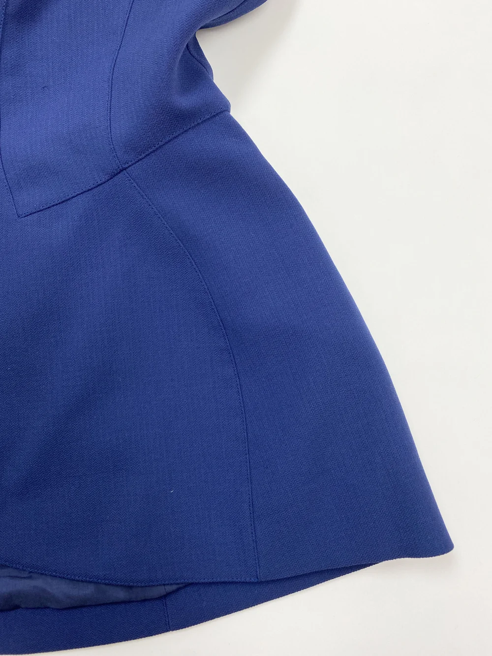 Thierry Mugler 80s blue skirt suit — JAMES VELORIA