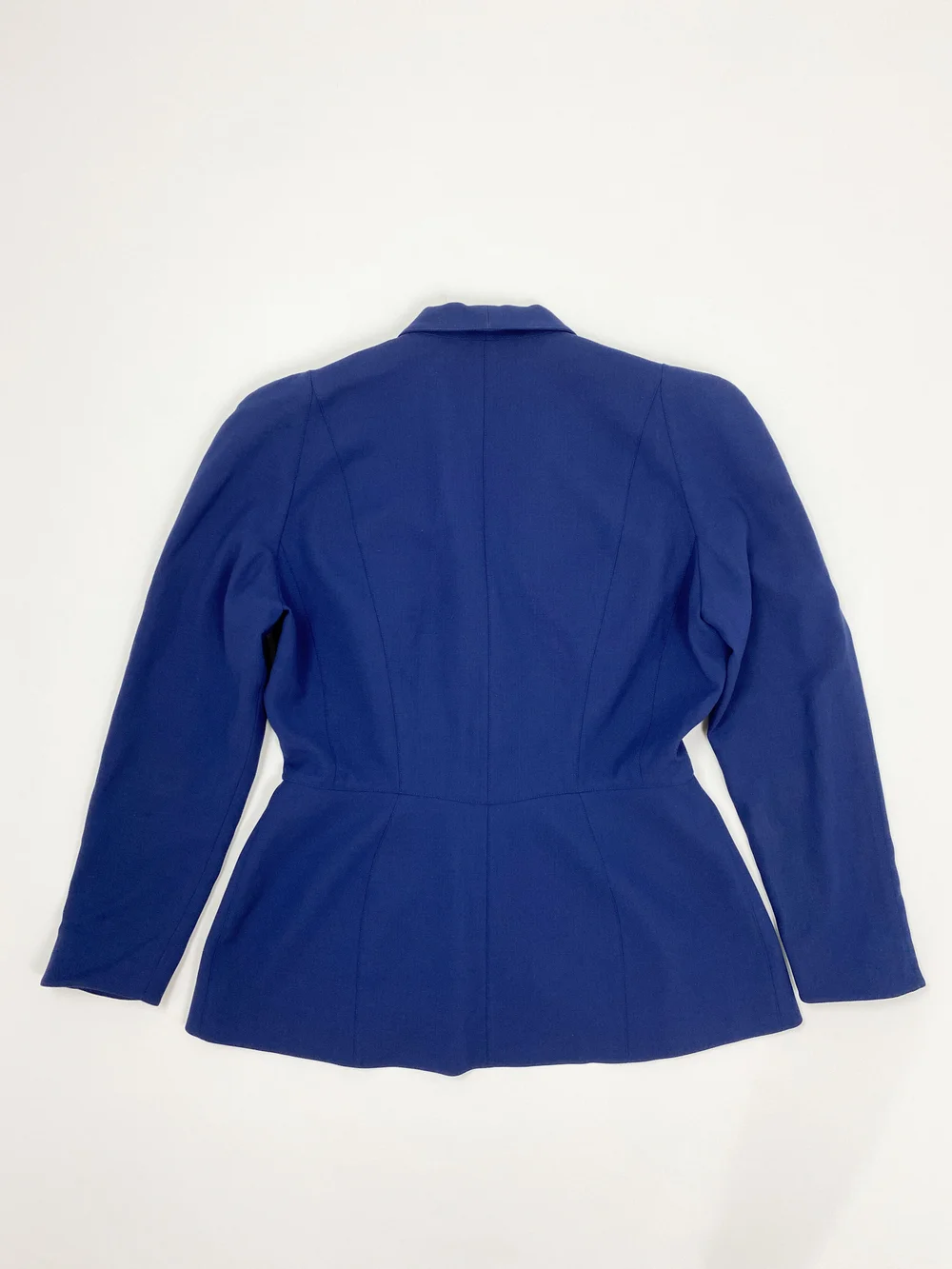 Thierry Mugler 80s blue skirt suit — JAMES VELORIA