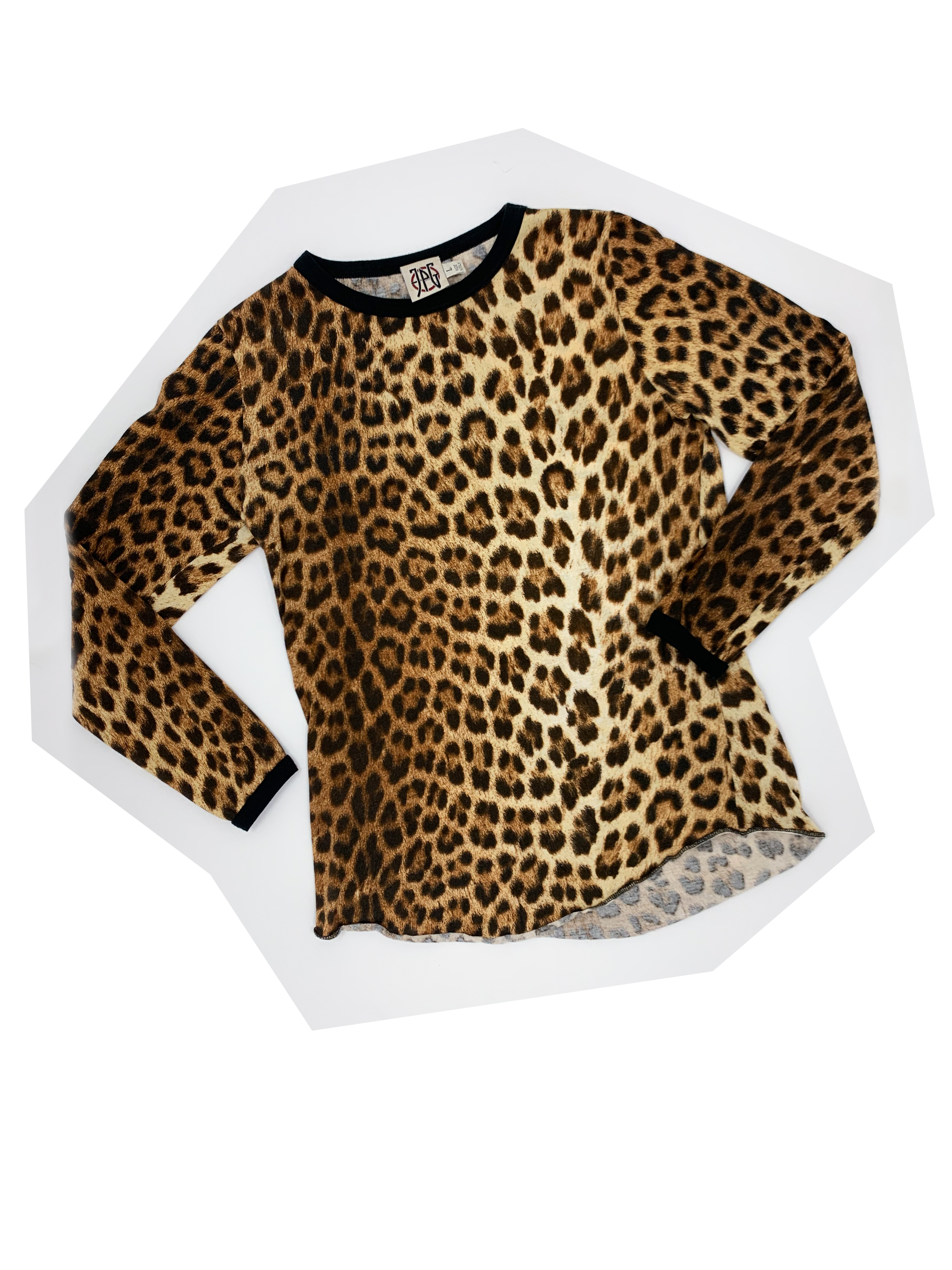 Jean Paul Gaultier pin up print top