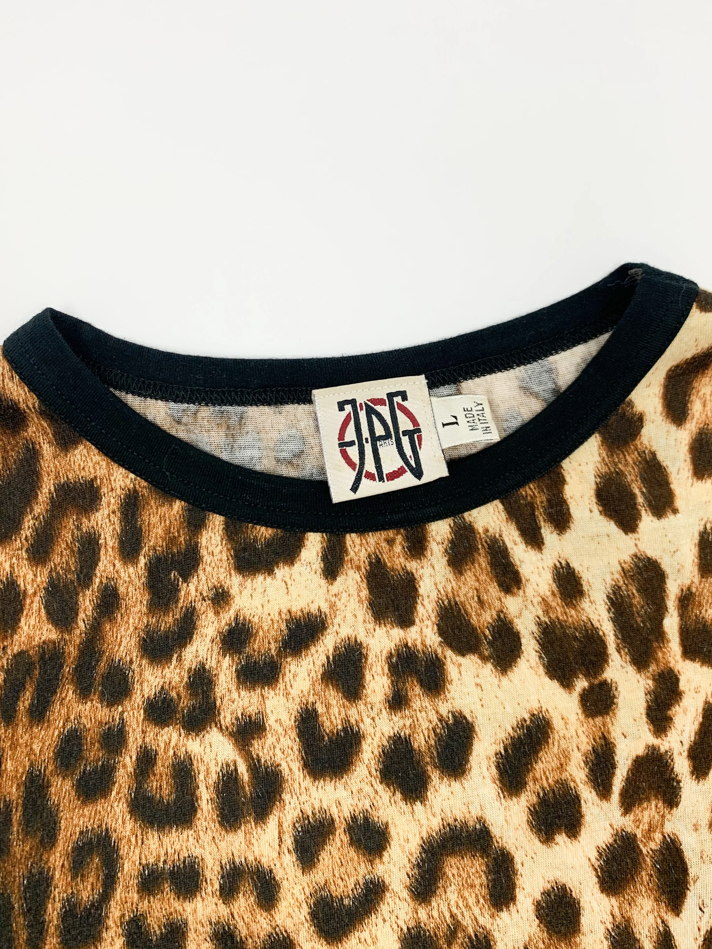 Jean Paul Gaultier pin up print top — JAMES VELORIA