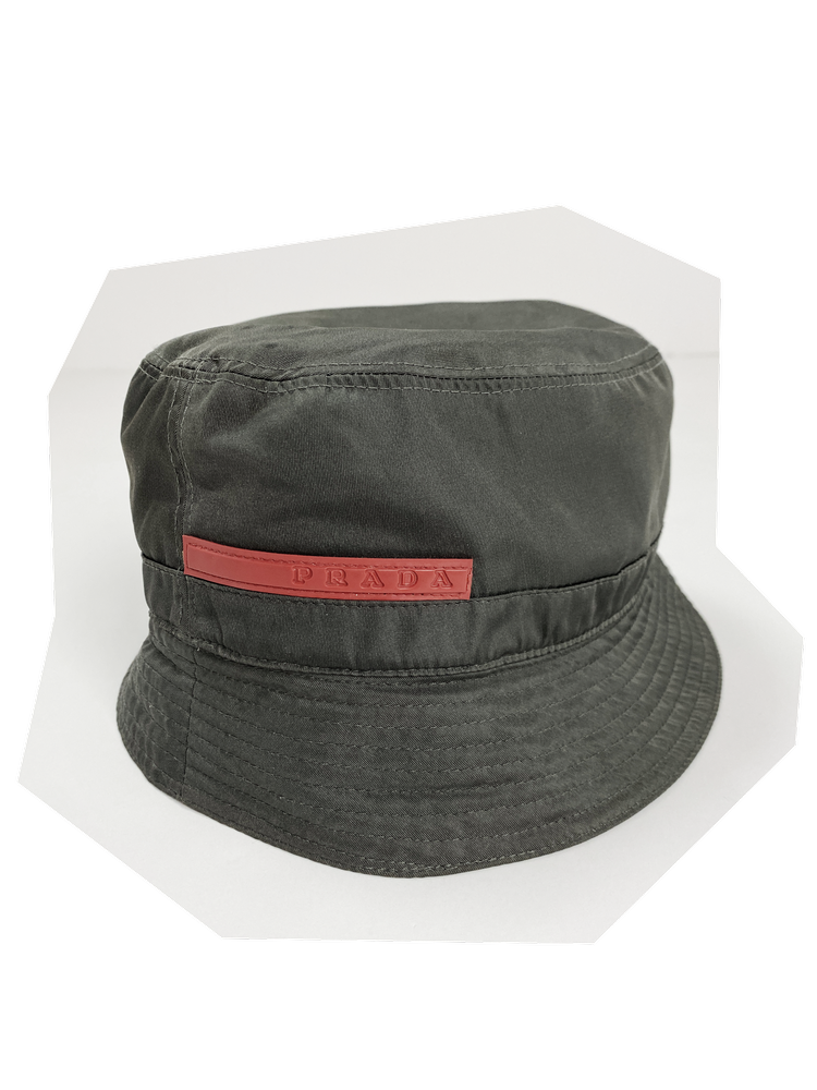 Prada Sport black bucket hat — JAMES VELORIA