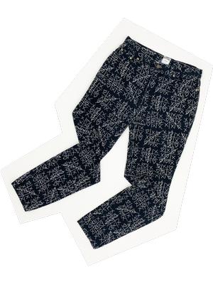 Moschino 90s tic tac toe print jeans — JAMES VELORIA
