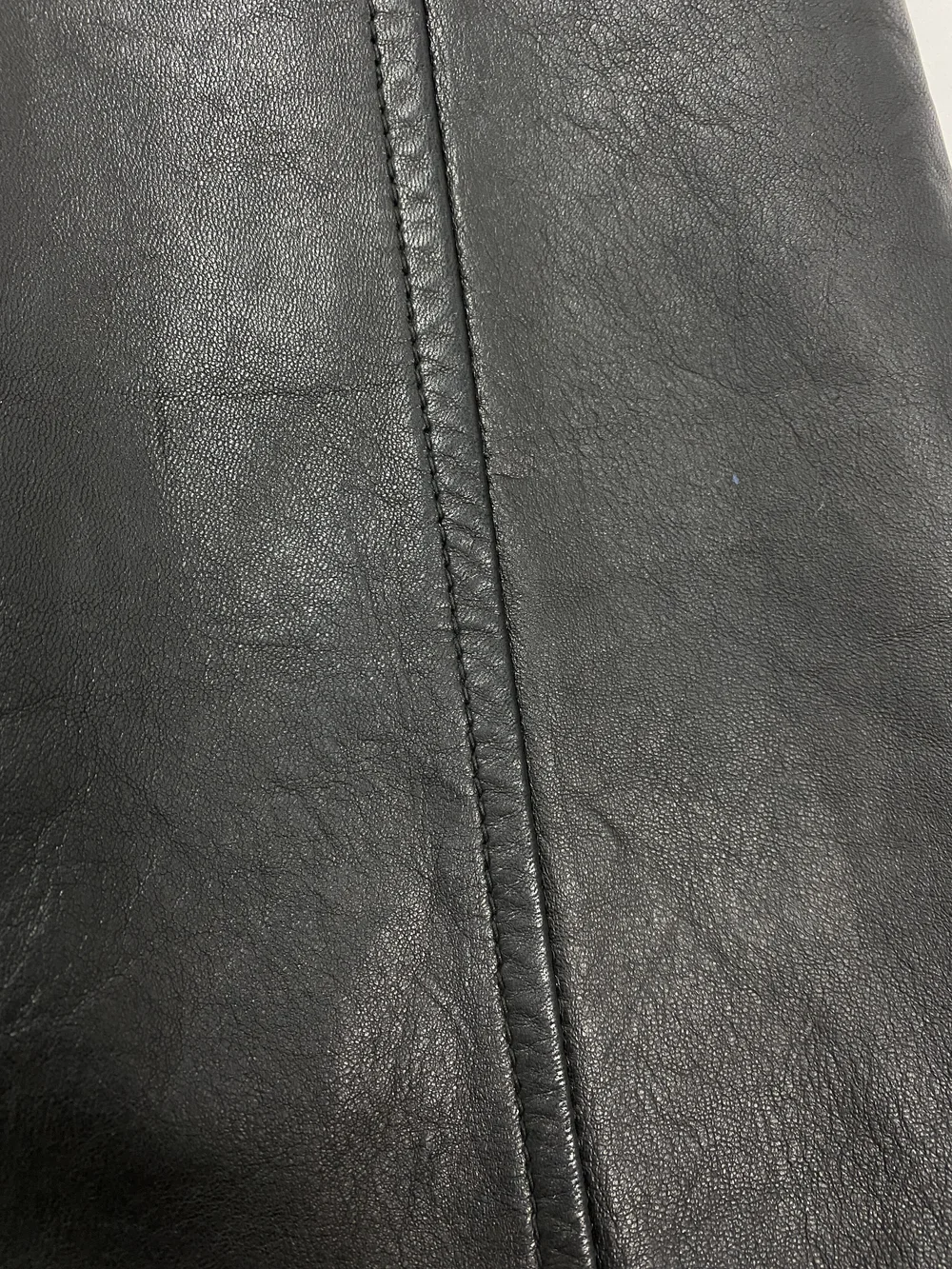 Moschino 90s leather trench coat — JAMES VELORIA