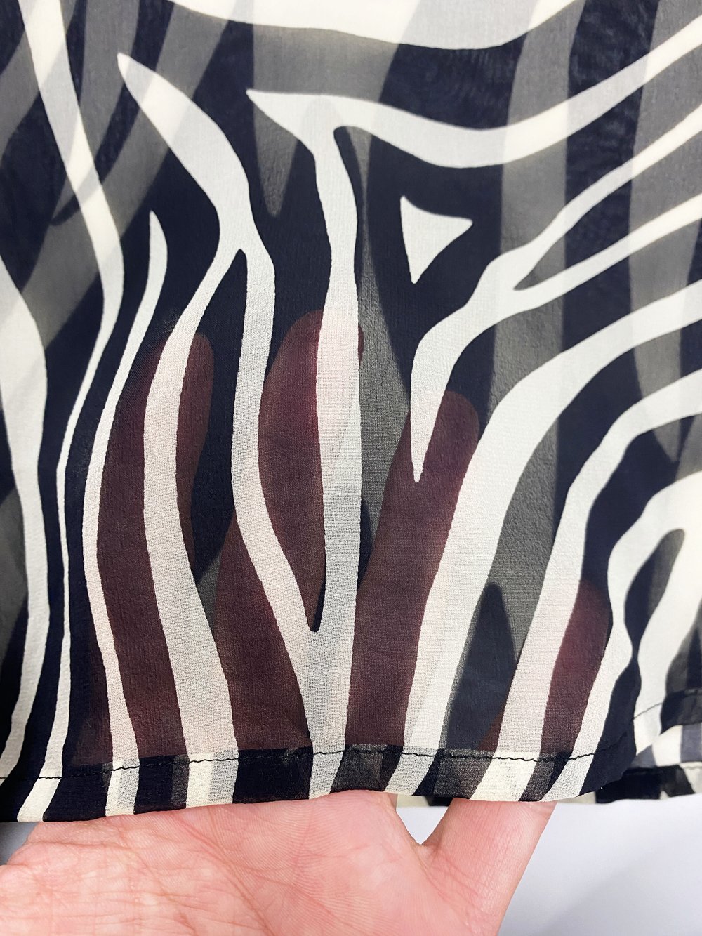 Gianni Versace F/W 1996 zebra silk shirt — JAMES VELORIA