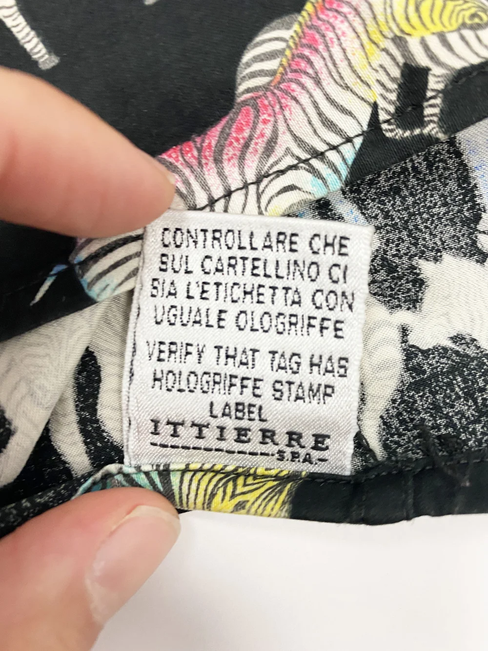 Versace Jeans Couture rainbow zebras print shirt — JAMES VELORIA