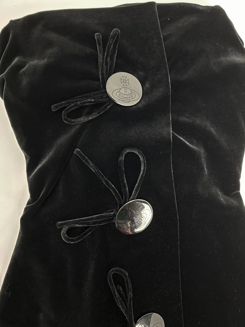 Vivienne Westwood F/W 1998 velvet corset dress — JAMES VELORIA