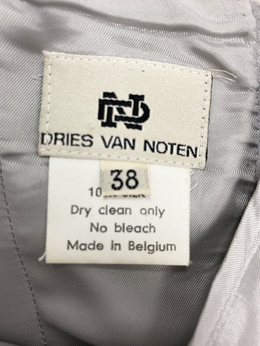 Dries Van Noten 90s netting dress and slip — JAMES VELORIA