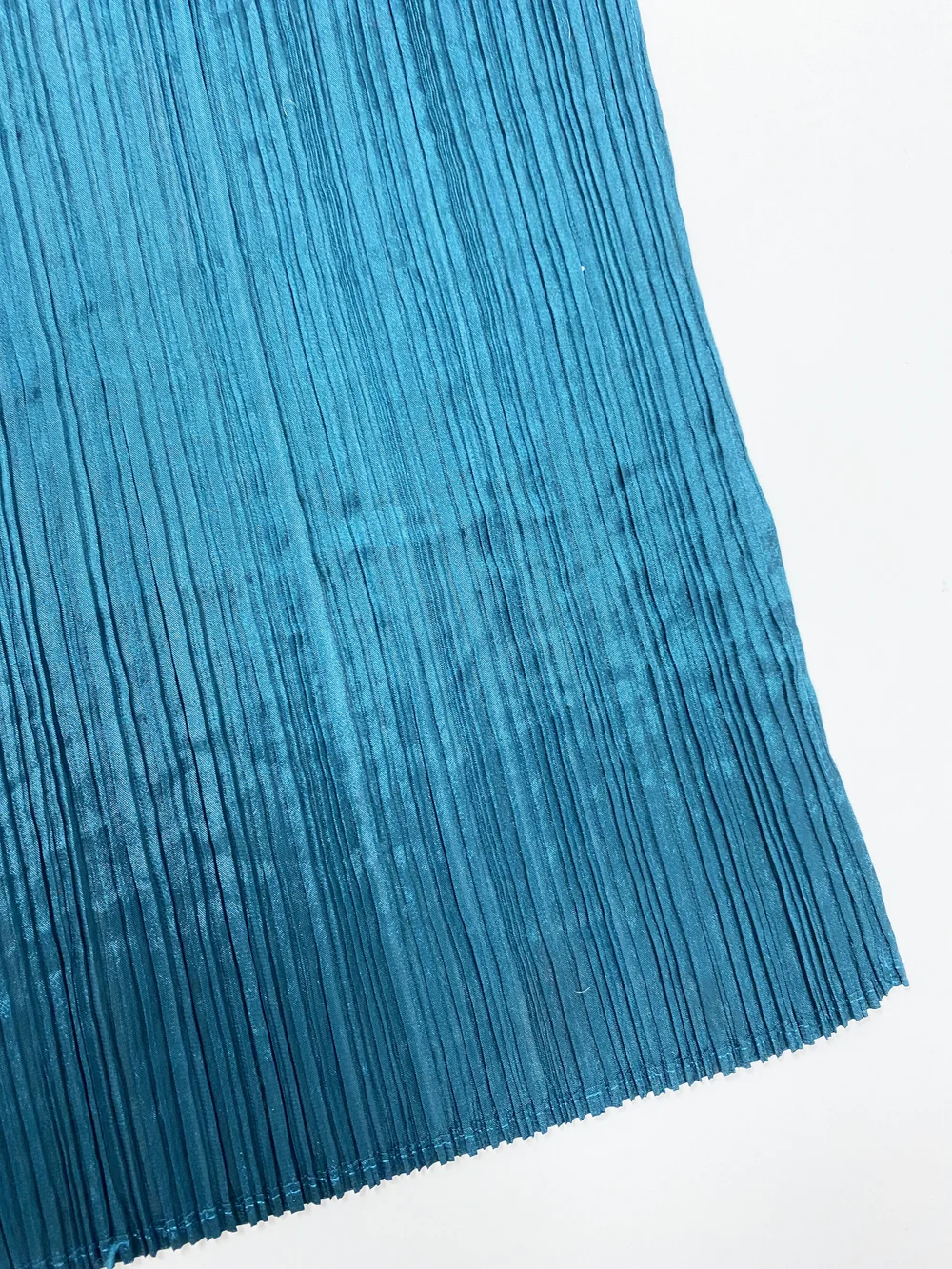 Pleats Please turquoise Madame T shawl — JAMES VELORIA