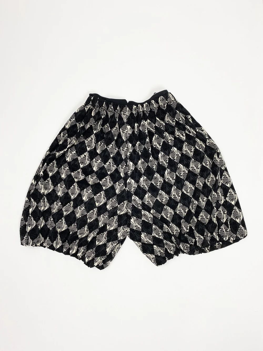 Matsuda 80s flocked velvet bloomers — JAMES VELORIA