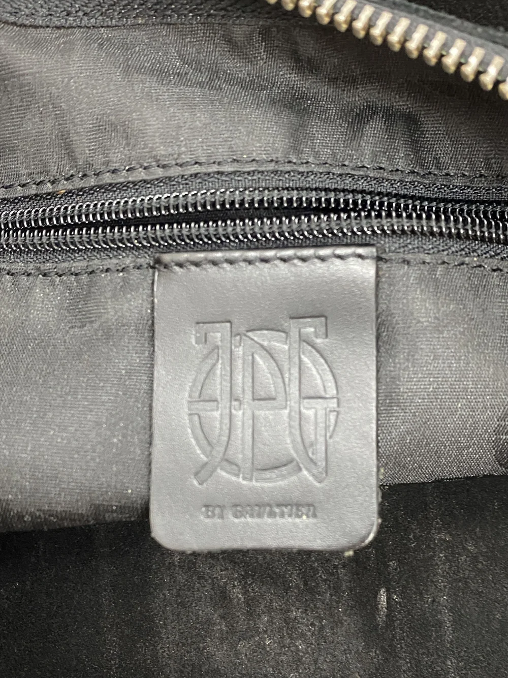 Jean Paul Gaultier trompe l'oeil lace up bag — JAMES VELORIA
