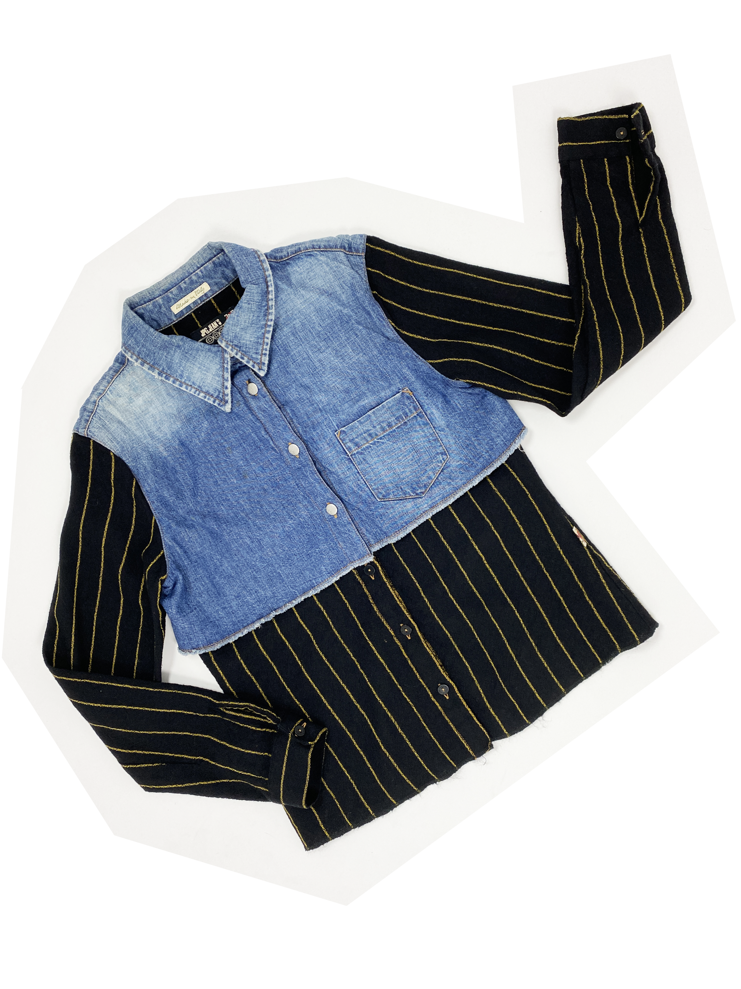 jeans material shirt