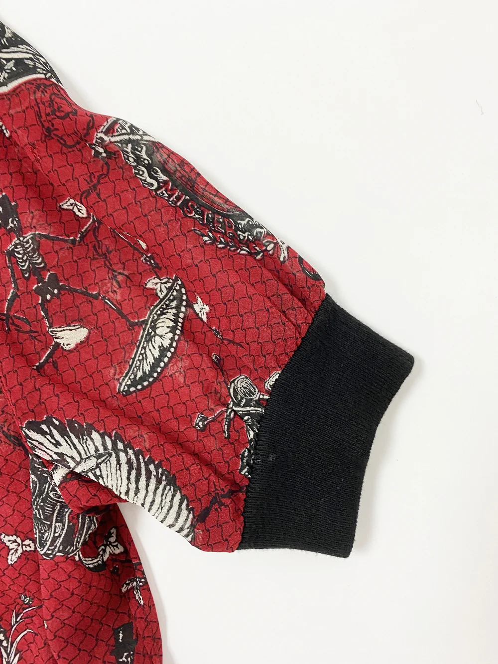 Jean Paul Gaultier skeleton print cropped jacket — JAMES VELORIA