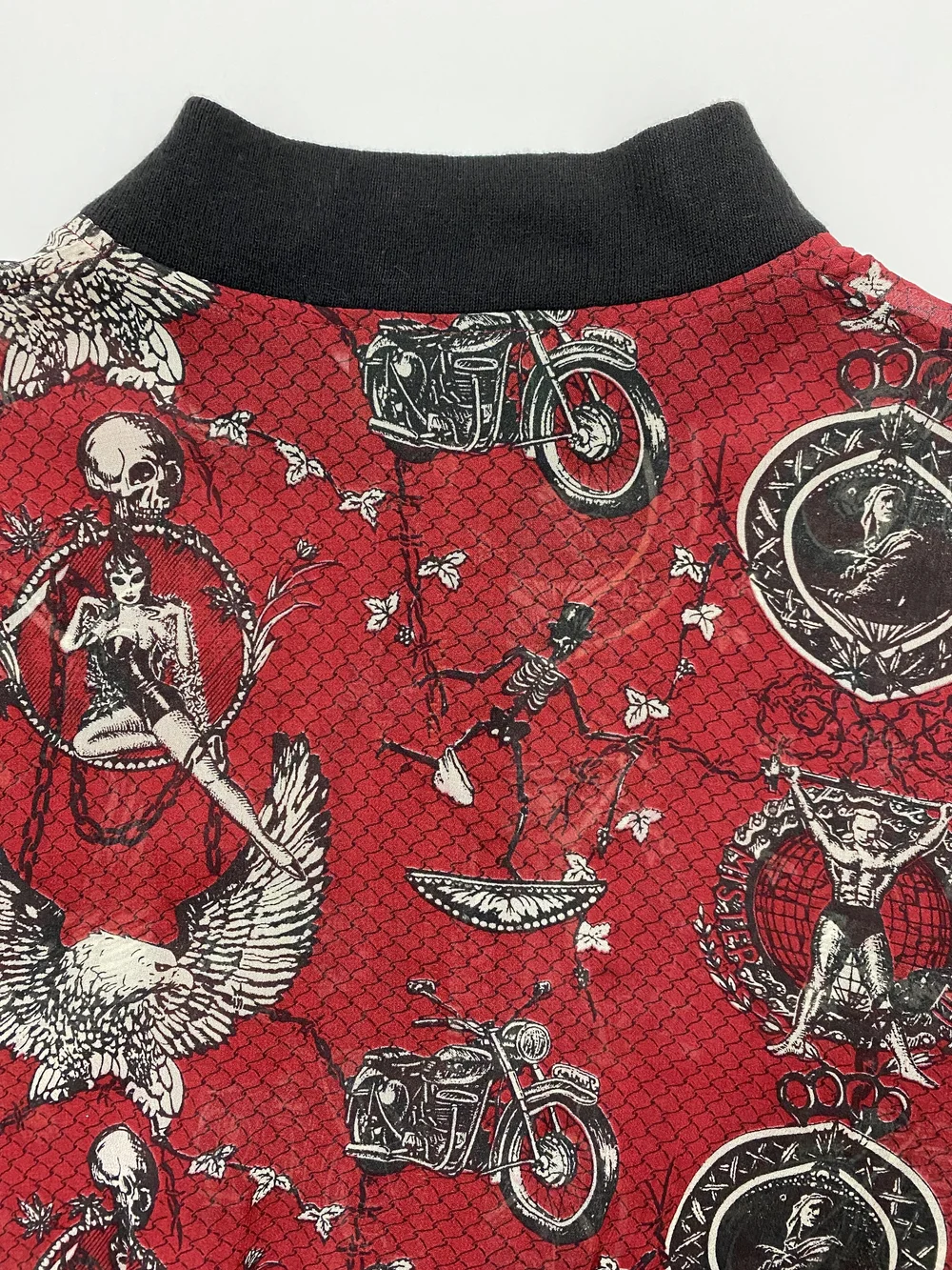 Jean Paul Gaultier skeleton print cropped jacket — JAMES VELORIA