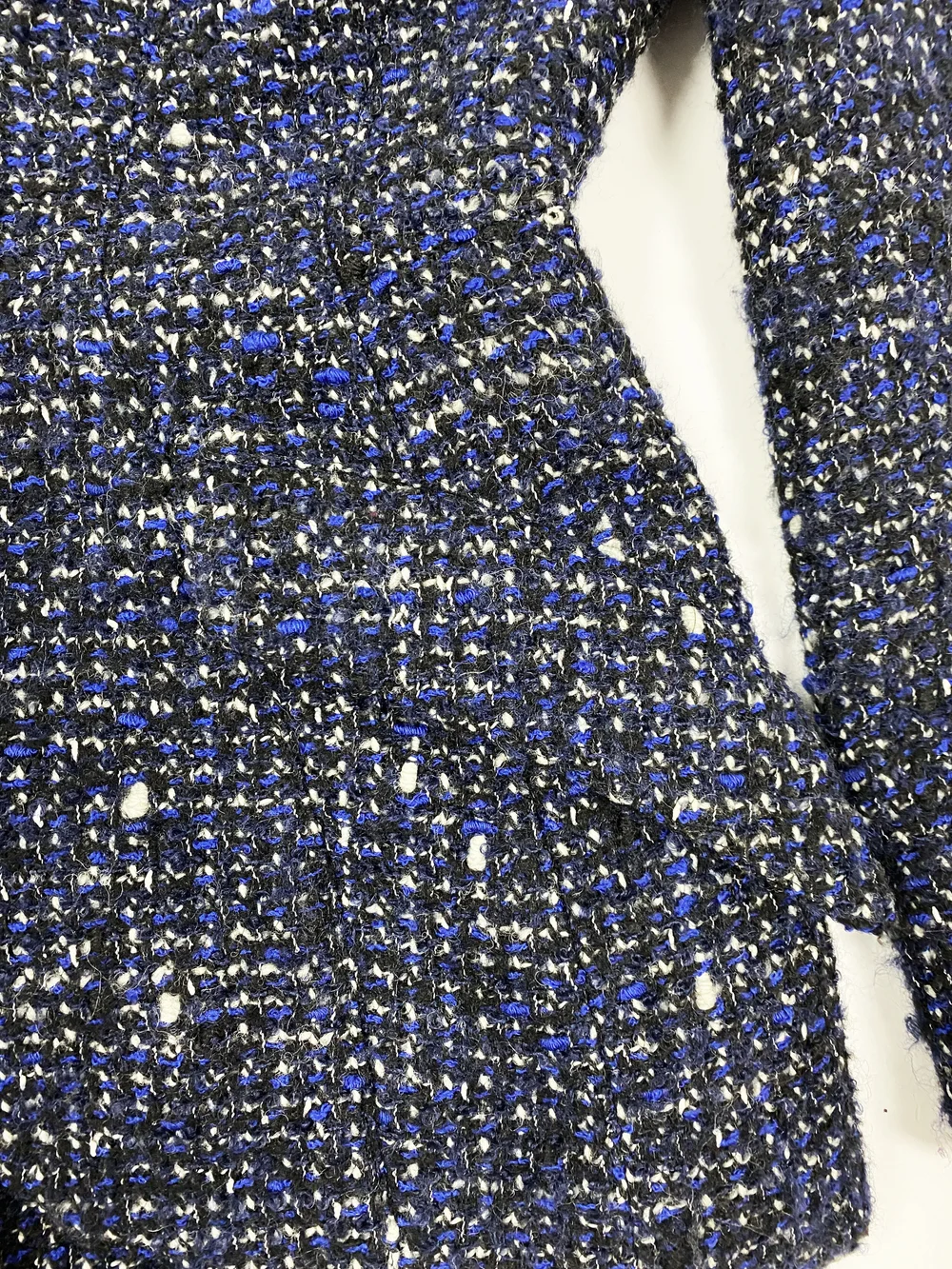 Thierry Mugler 80s boucle cutout jacket — JAMES VELORIA