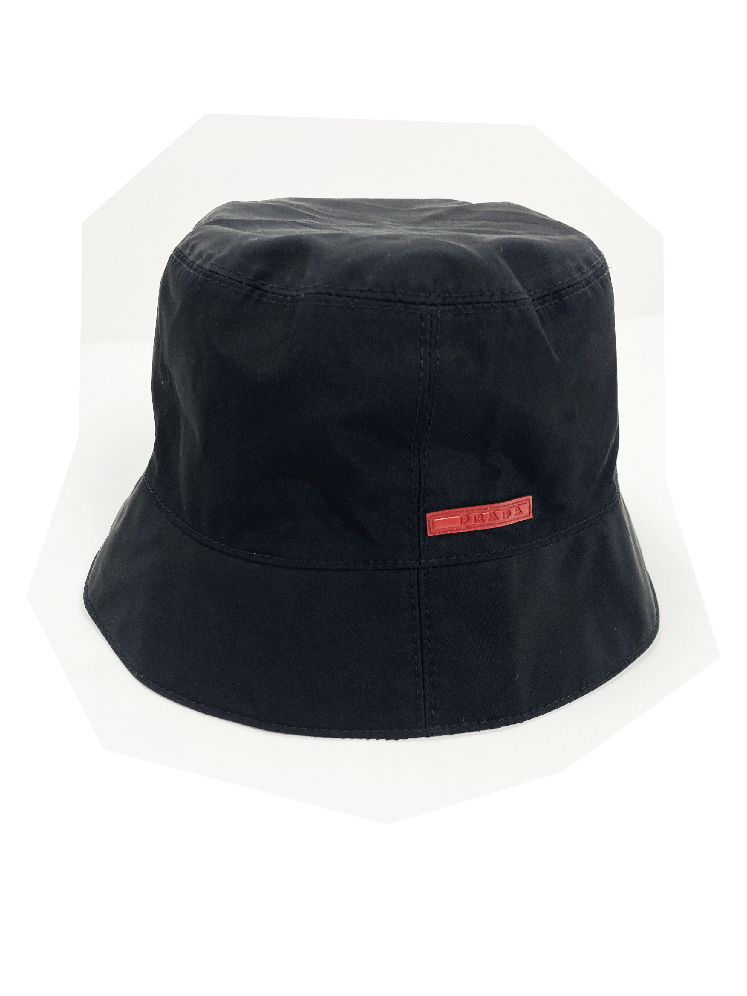 Prada Sport black bucket hat — JAMES 