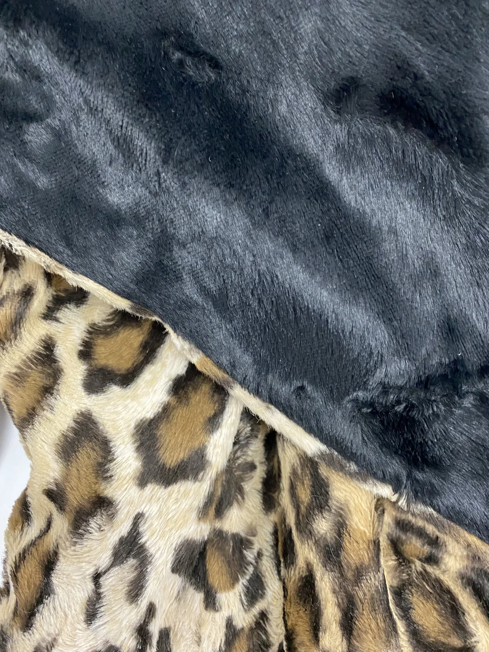 Norma Kamali 80s faux fur leopard coat — JAMES VELORIA